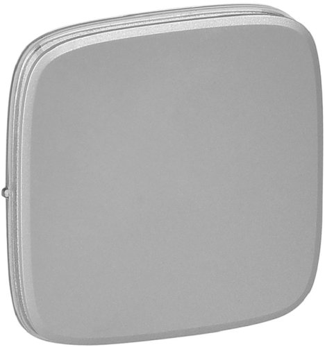 Лицевая панель Legrand Valena Allure для 1-кл. выключателя алюминий картинка